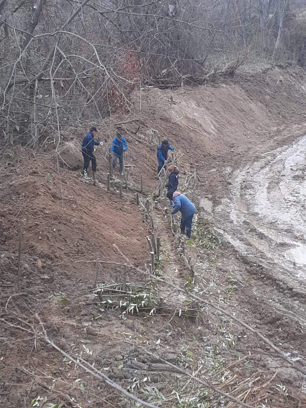 Gorj: Apele Române au început lucrări de decolmatare a pârâului Negreana