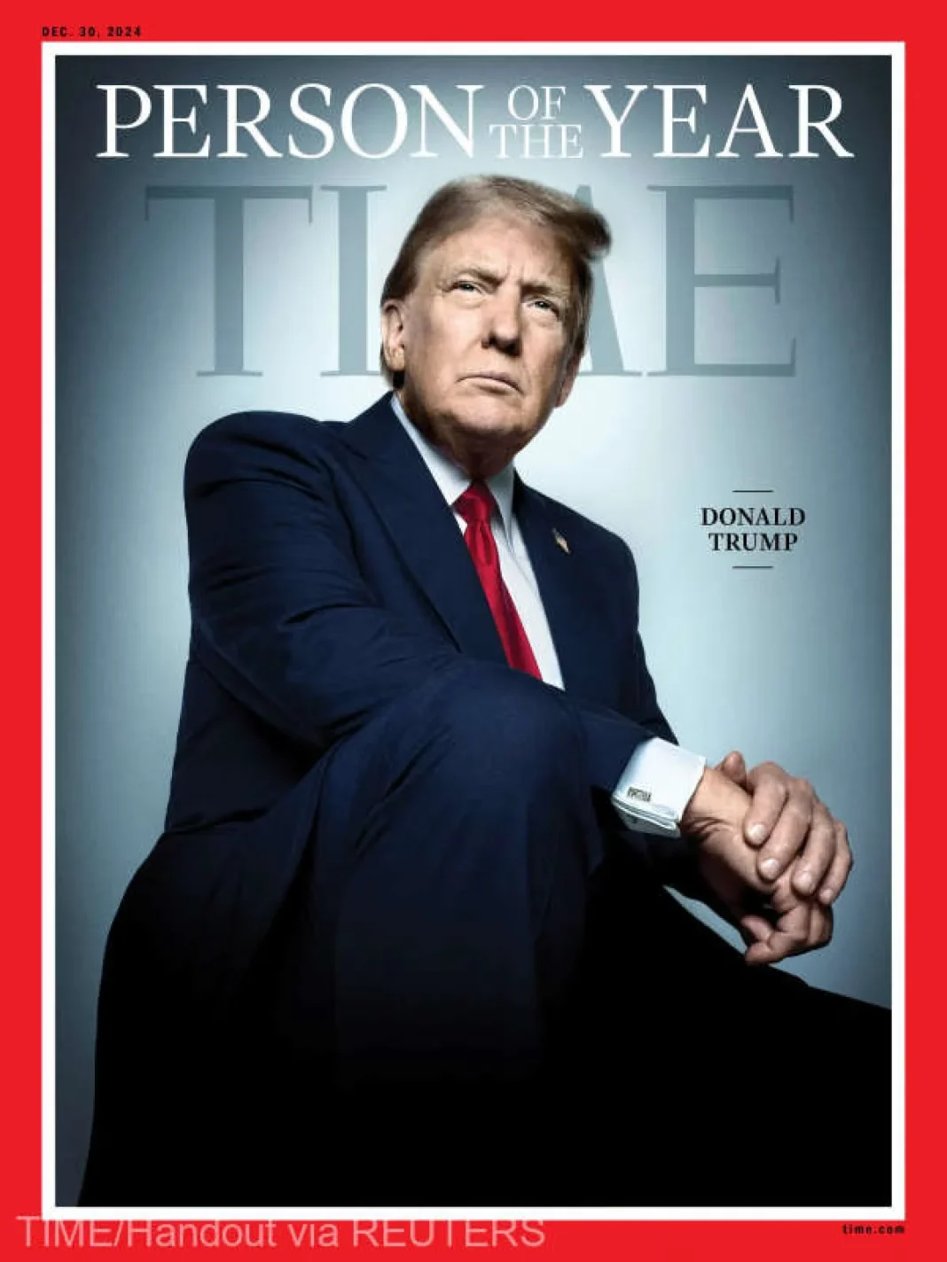 Revista Time l-a desemnat pe Trump „personalitatea anului” 2024