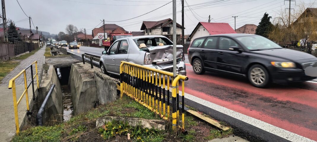 Accident rutier pe DN 7, în localitatea Bujoreni