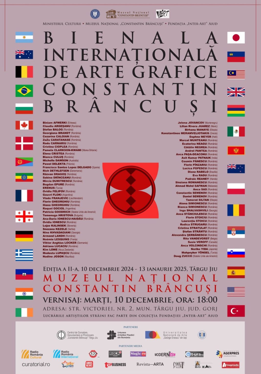 Bienala Internațională de Arte Grafice „Constantin Brâncuși”, la Târgu Jiu