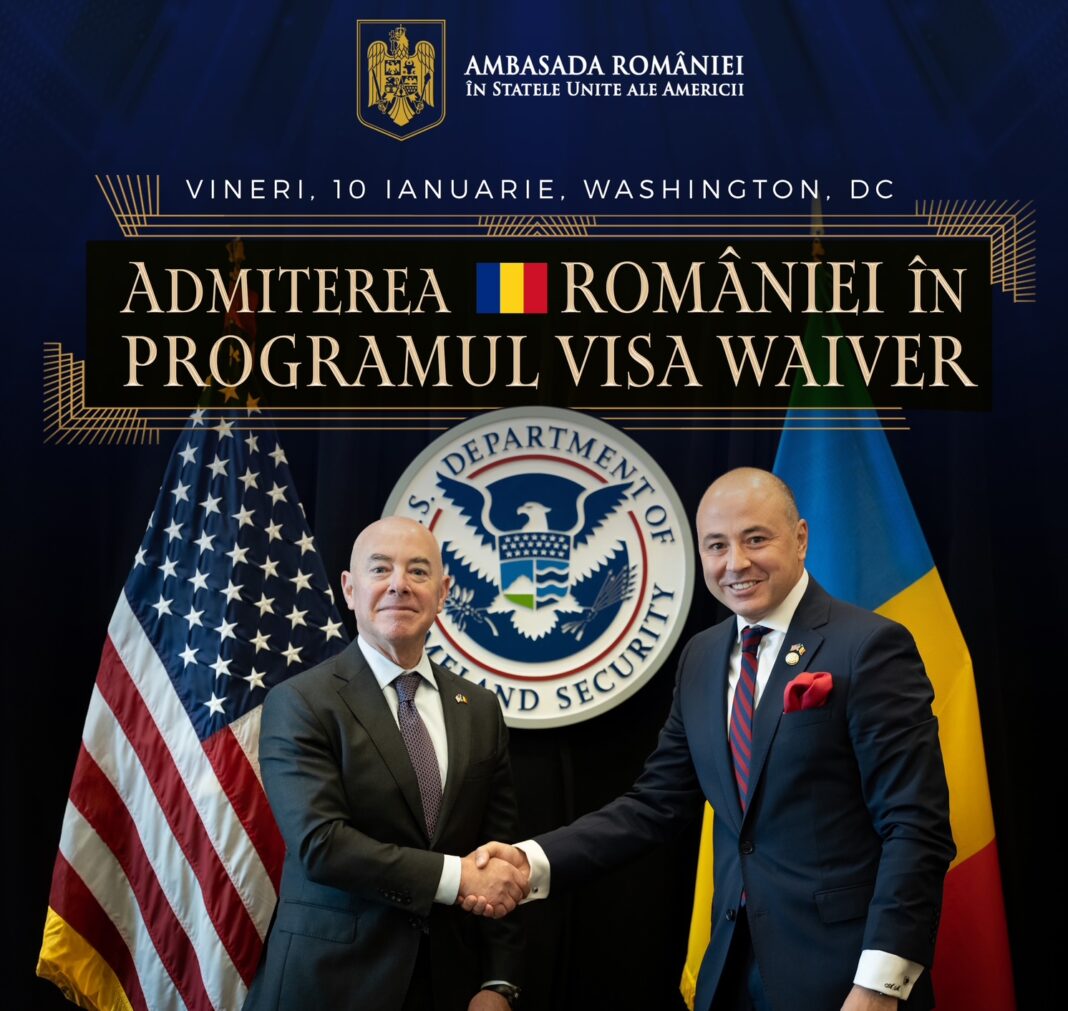 Secretarul pentru Securitate Internă al Statelor Unite, Alejandro Mayorkas și Ambasadorul României în Statele Unite, Andrei Muraru (Foto: Sydney Phoenix)