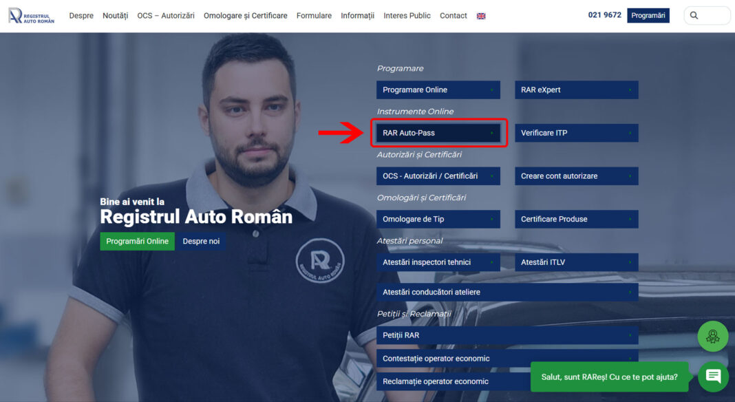 Certificatul RAR Auto-Pass este emis EXCLUSIV de Registrul Auto Român!