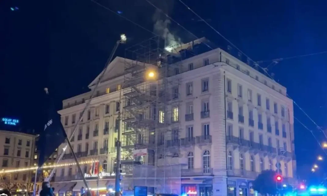 Incendiu la cel mai vechi hotel de lux din Elveția