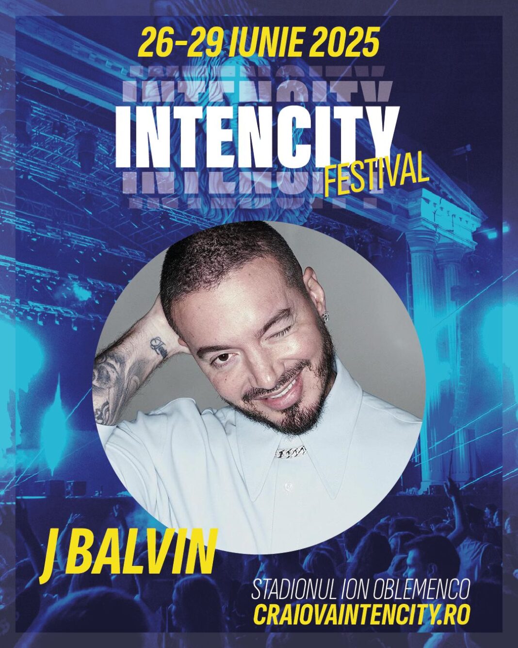 J Balvin pe scena Festivalului IntenCity