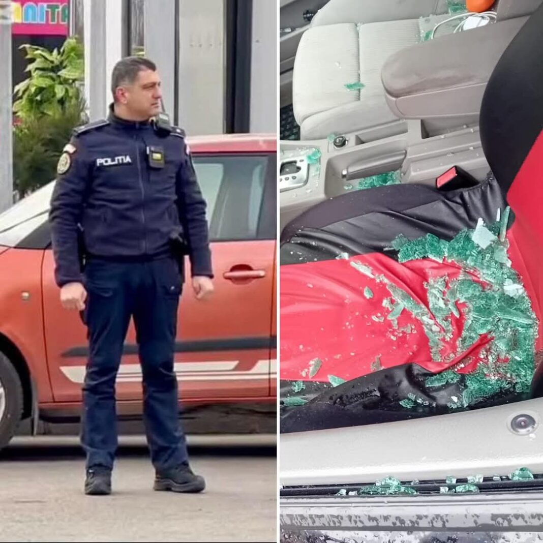 Copil de doi ani rămas blocat într-un autoturism, salvat de polițiști, la Rovinari